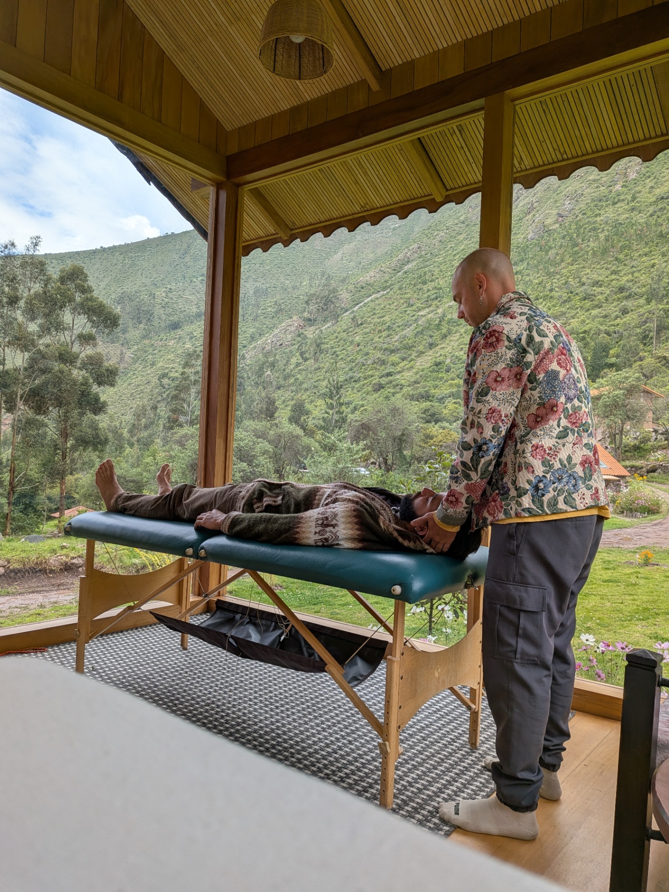 Andean healing session, Sacred Valley